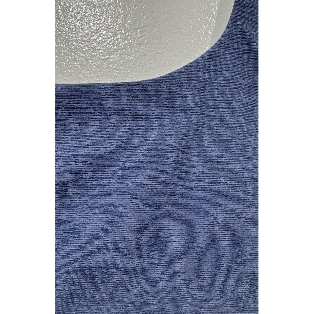 Outdoor Voices Double Time Sports Bra Scoopneck Top Size Large Heather Blue Gym - Picture 3 of 6
